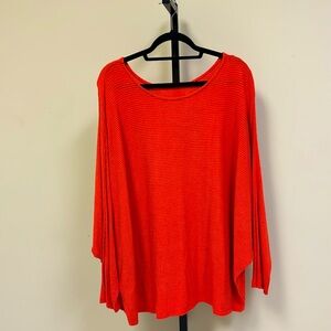 Plus size A mtl 1980 orange top